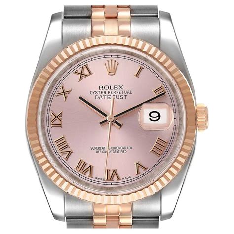 rolex datejust 36 or et acier